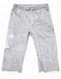 No Hands Capris (White on Grey)