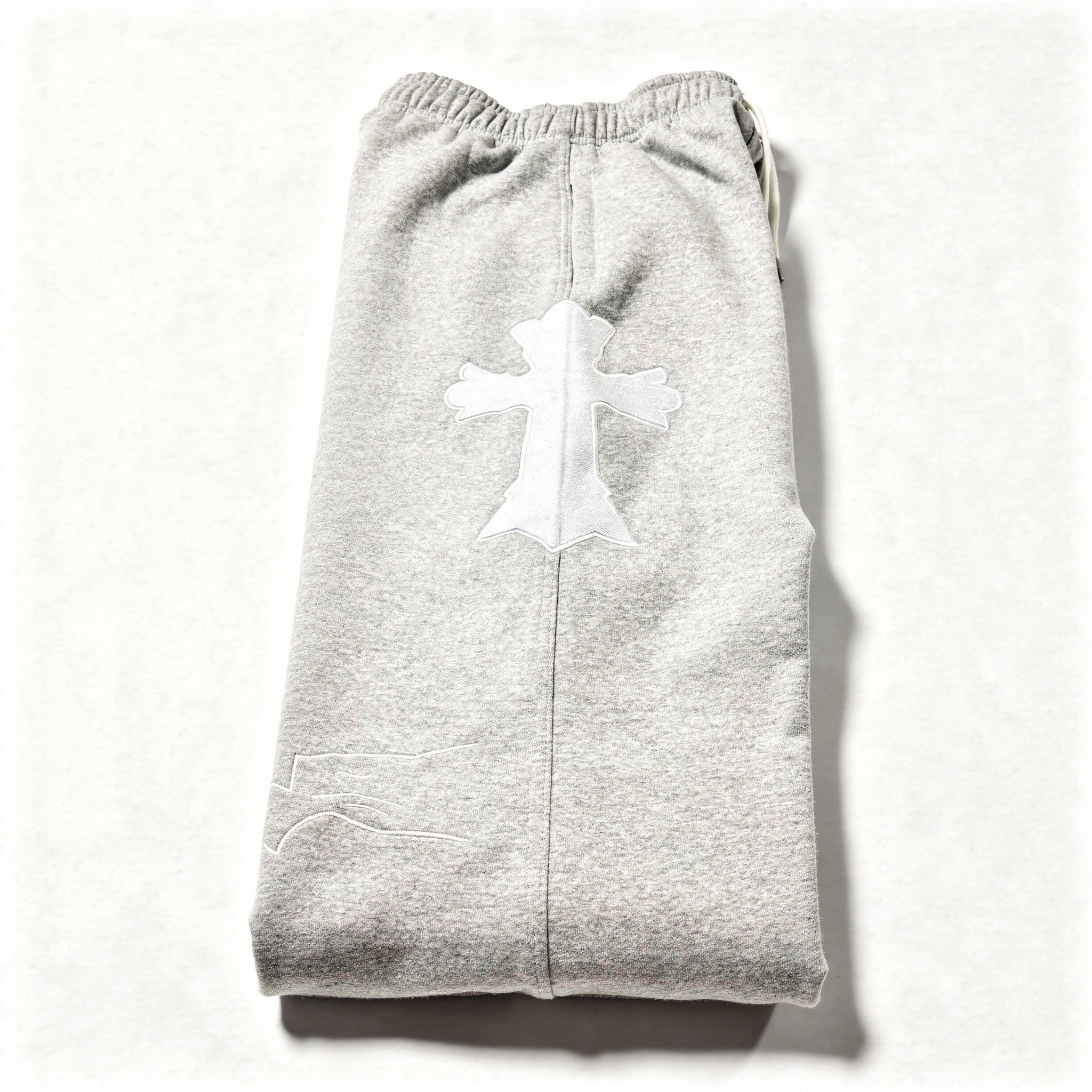 Divine Touch Sweats White on Grey